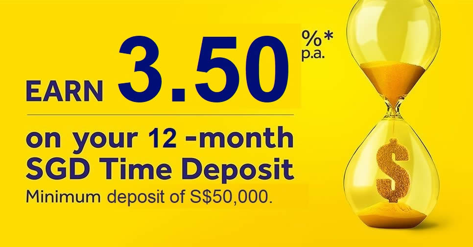 Featured image for State Bank of India S'pore offering 3.50% p.a. with latest SGD Time Deposit promo from 24 May 2023