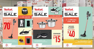 Featured image for Up to 70% Off Tefal Warehouse Sale from 2 – 4 June 2023