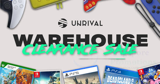 Up to 90% off at Unrival Warehouse Sale from 1 – 4 Jun 2023