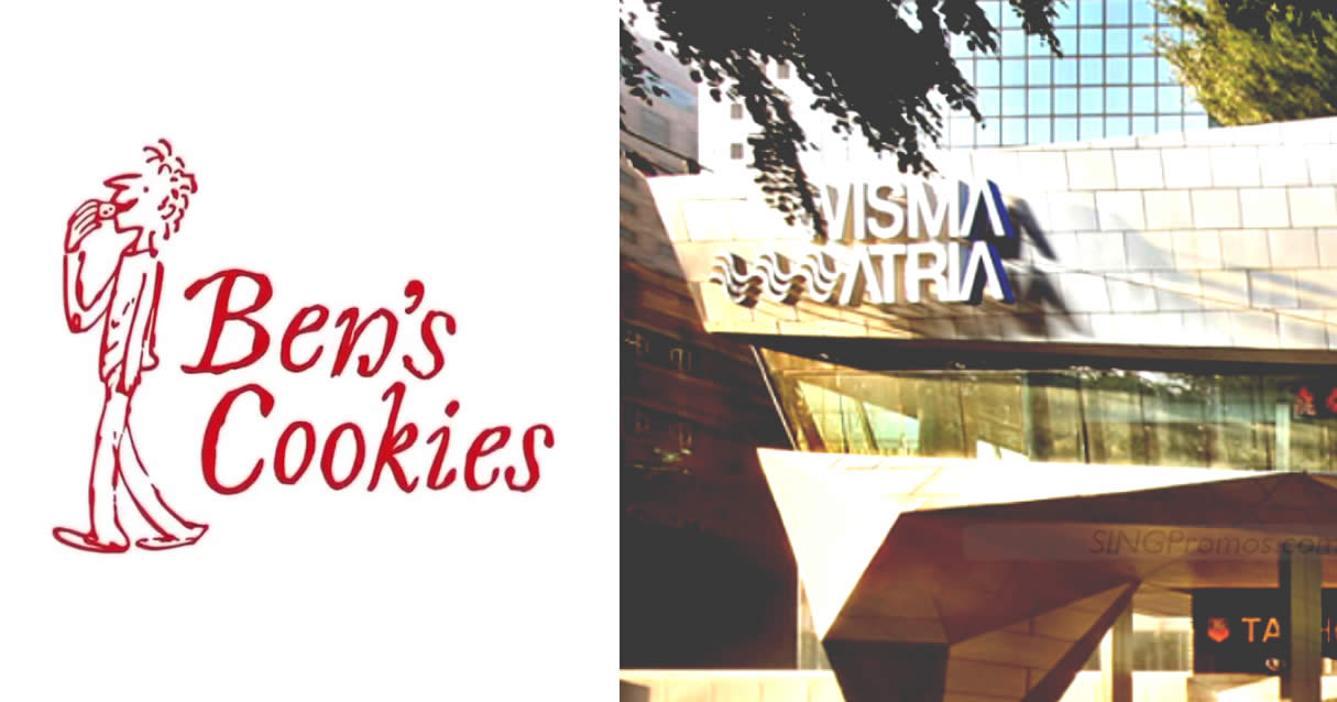 Featured image for Ben's Cookies reopening at Wisma Atria S'pore from 30 June 2023
