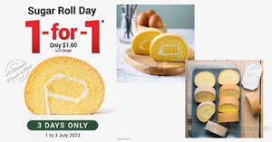 Featured image for 1-for-1 Sugar Rolls and more on Polar Puffs & Cakes Sugar Roll Day from 1 – 3 Jul 2023