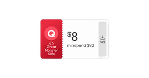 Featured image for Qoo10 S’pore offers $8 cart coupons from 6 June 2023