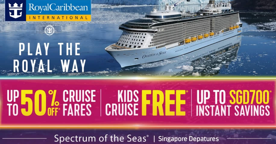 Featured image for Up to 50% OFF cruise fares at Royal Caribbean NEX roadshow till 2 July 2023