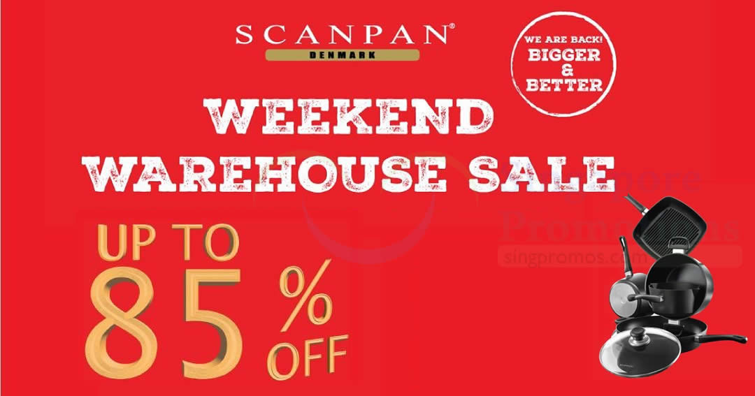Featured image for Up to 85% off Scanpan warehouse sale this weekend from 1 - 2 July 2023