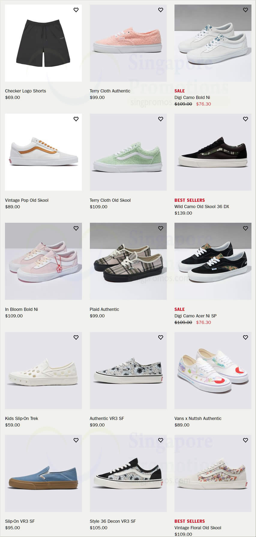 (EXPIRED) Vans S’pore offering 30% off selected items in online summer ...