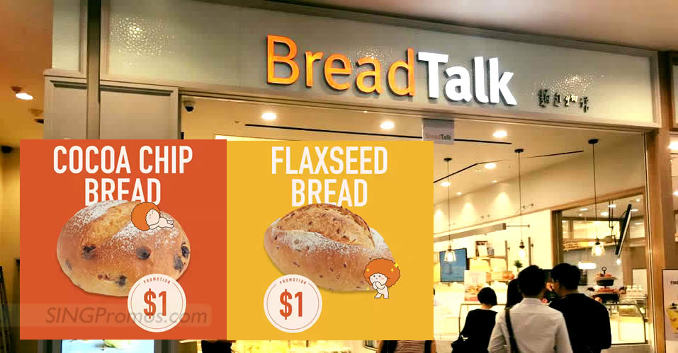 Featured image for BreadTalk offering $1 (usual $1.60) selected buns and more flash deals till 16 July 2023