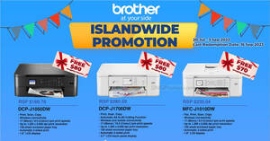 Featured image for Brother Printers Islandwide Promotion Sale till 3 Sep 2023