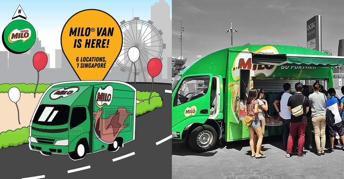 Featured image for MILO Van will be at Marina Barrage and Mayflower Market and Food Centre on 9 Aug 2023