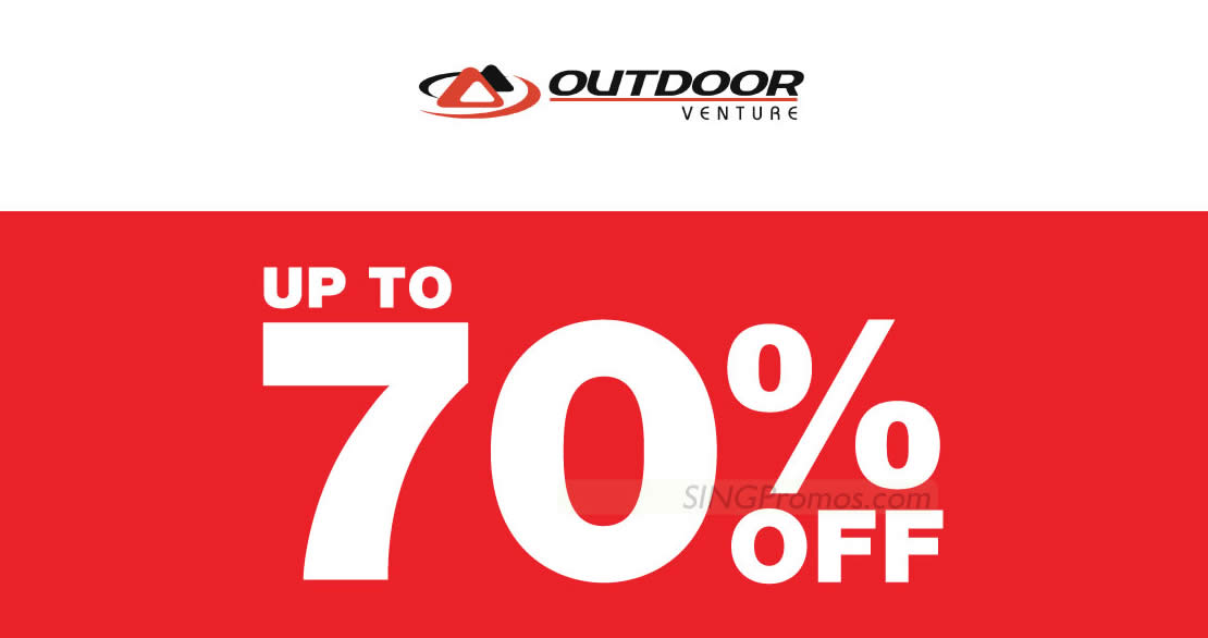 Featured image for Outdoor Venture warehouse sale returns with discounts of up to 70% off till 30 July 2023