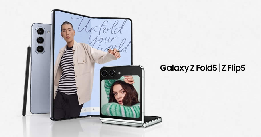 Featured image for Samsung S'pore Galaxy Z Fold5 & Flip Online Exclusive Pre-Order offers till 17 August 2023