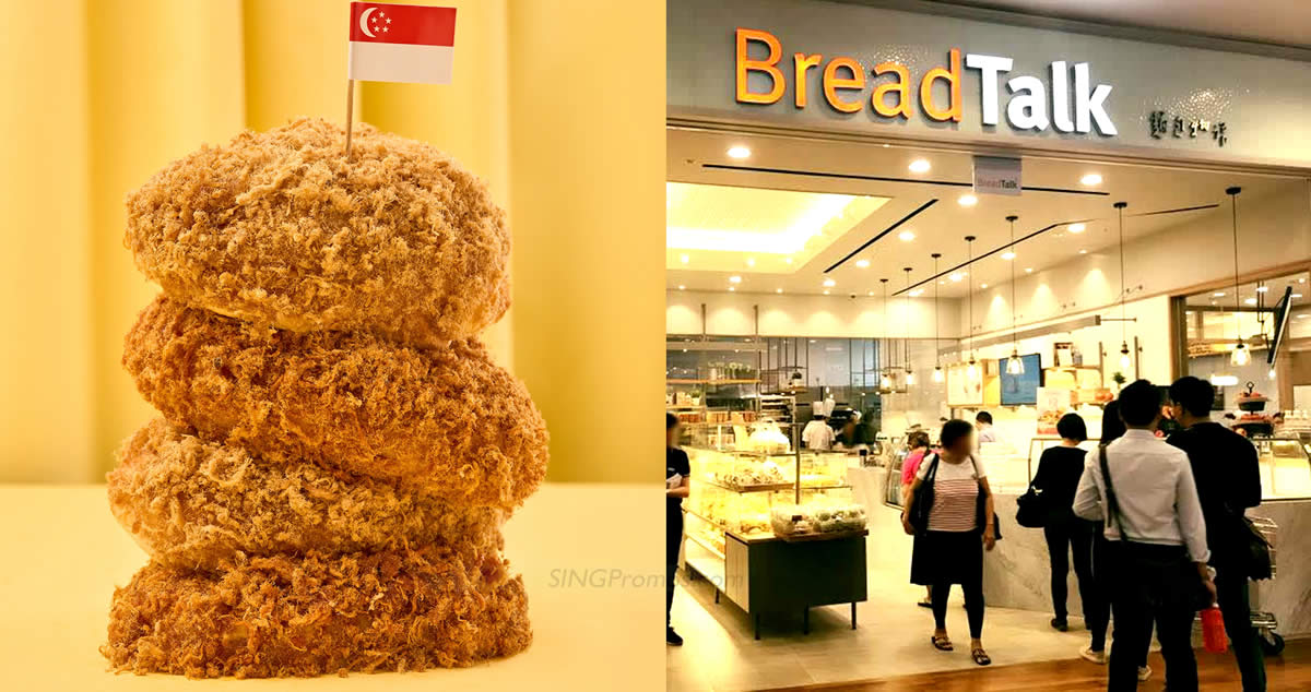 Featured image for BreadTalk Flosss buns are going at 4-for-S$8 at S'pore outlets till 9 Aug 2023