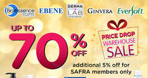 Featured image for Ginvera, Bio-Essence & Ebene up to 70% off warehouse sale from 1 – 3 Sep 2023