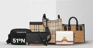 Featured image for Robinsons S’pore online store now offers Burberry products, save up to 50% off + extra $15 off with this code