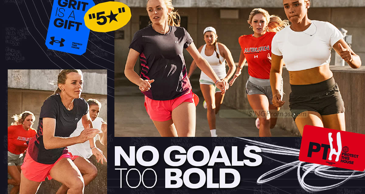 Featured image for Under Armour S'pore offering 28% off sitewide with new outlet items till 13 Aug 2023