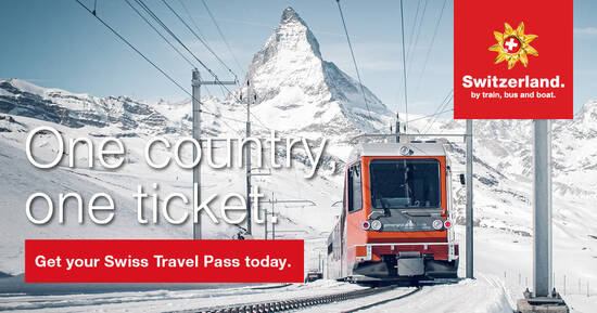 Discover Switzerland this Winter with Swiss Travel Pass, book from 1 Oct 2023