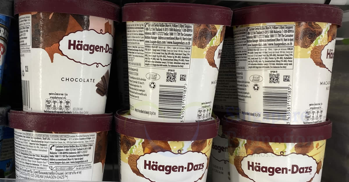 Featured image for Fairprice selling Haagen-Dazs ice cream tubs at S$8.33 each when you buy three till 20 Dec 2023