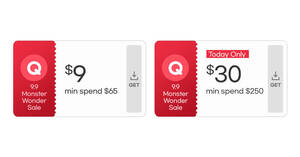 Featured image for Qoo10 S’pore 9.9 sale offers $9 and $30 cart coupons on 9 Sep 2023