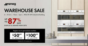 Featured image for Up to 87% Off SMEG Warehouse Sale from 6 – 8 October 2023