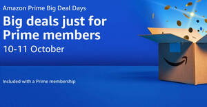 Featured image for (EXPIRED) Amazon SG first-ever Prime Big Deal Days happening from 10 – 11 Oct 2023