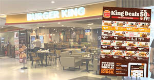 Featured image for Save up to 50% with Burger King S’pore latest 16 new ecoupon deals valid till 25 Feb 2024