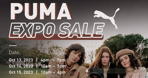 Featured image for (EXPIRED) PUMA Expo sale at Singapore Expo from 13 – 15 Oct 2023