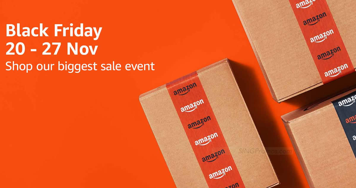 Featured image for Amazon.sg 2023 Black Friday biggest sale now on till 27 Nov 2023
