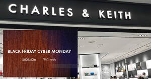 Featured image for Charles & Keith Black Friday Cyber Monday online sale offers up to 50% off selected items till 4 Dec 2023