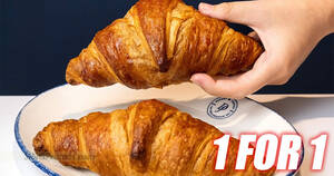 Featured image for Delifrance S’pore offering 1-for-1 Vegan Raspberry Croissant till 5 Nov 2023