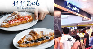 Featured image for Delifrance S’pore selling Cream Cheese Croissants at 2-for-$11 from 10 – 12 Nov 2023