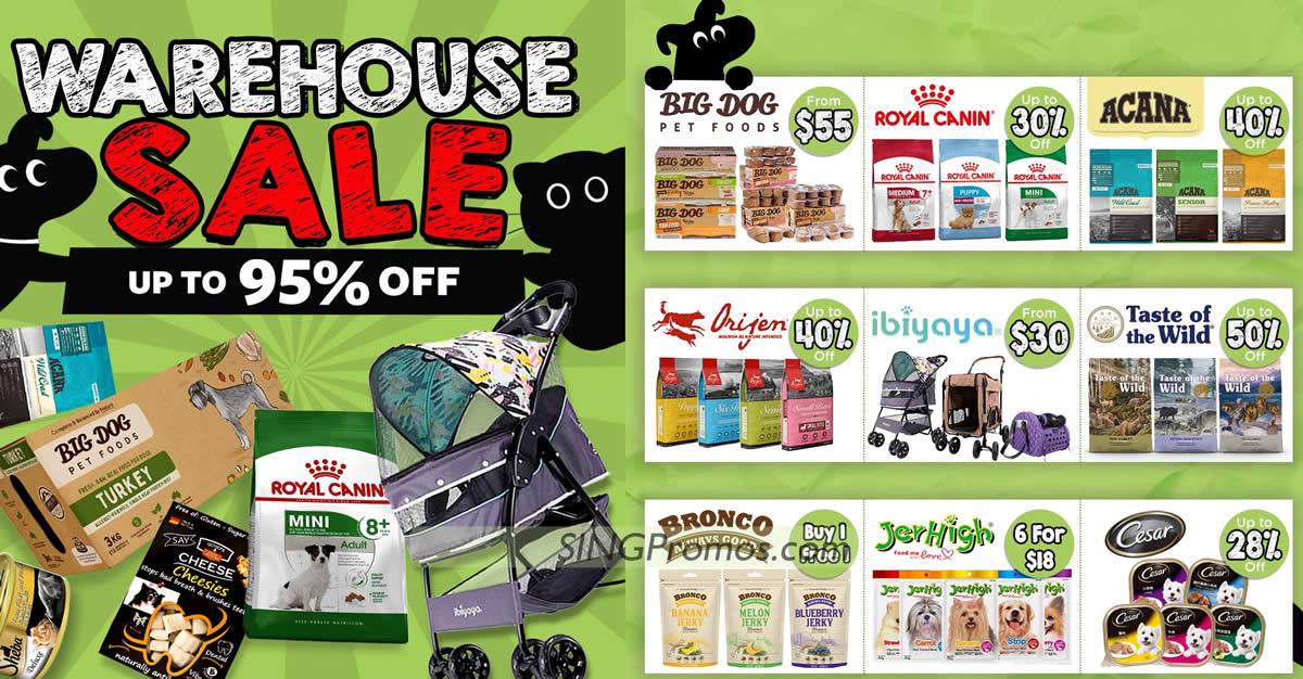 Featured image for Pets' Station warehouse sale returns with discounts of up to 95% off from 1 - 3 Dec 2023