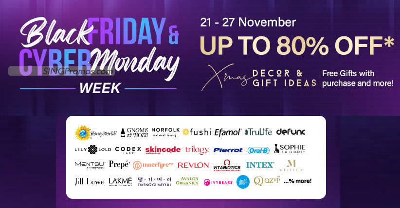 Featured image for Robinsons Up to 80% off Black Friday & Cyber Monday Week till 27 Nov 2023