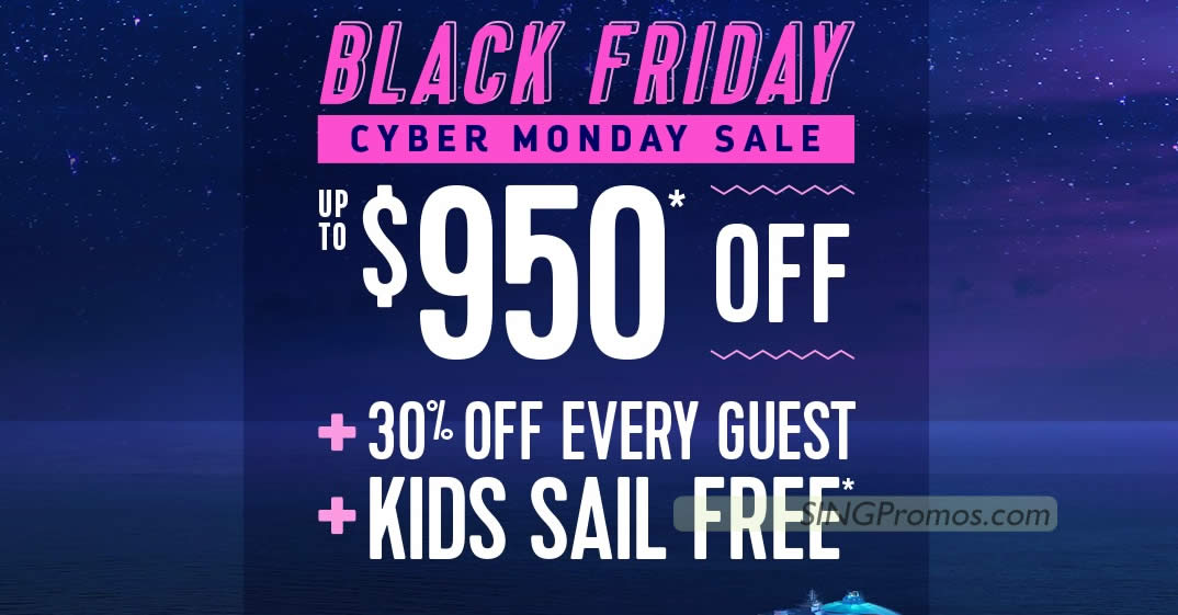 Featured image for Royal Caribbean S'pore Up to $950 off Black Friday Cyber Monday sale from 18 Nov 2023