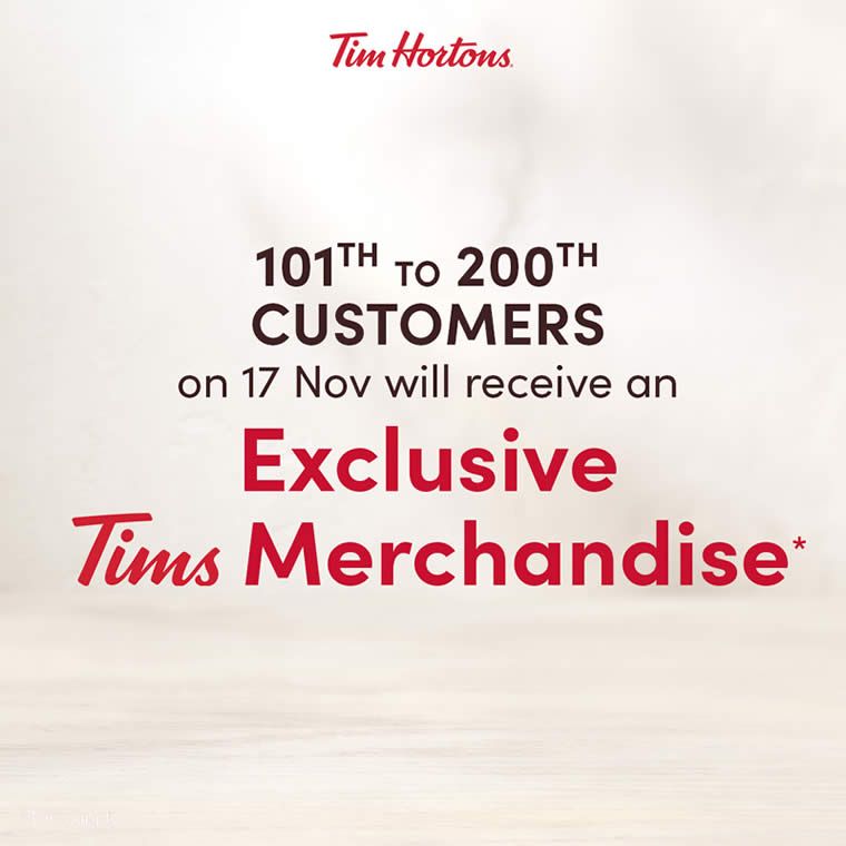 Tim Hortons opens first Singapore outlet in VivoCity on Nov 17 - CNA  Lifestyle