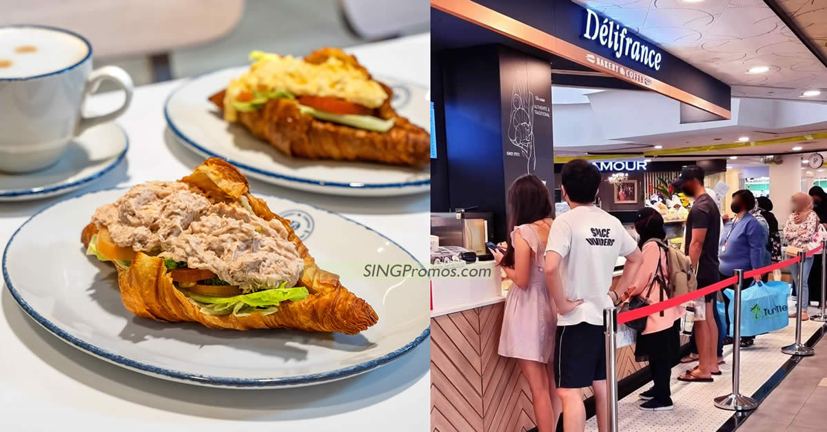 Featured image for Delifrance S'pore offering $5 Signature Sandwiches on Tuesday, 12 Dec at all outlets