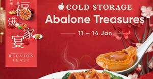 Featured image for Cold Storage Abalone Specials till 14 Jan – New Moon Australia, Skylight, Emperor and more