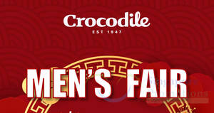 Featured image for (EXPIRED) Crocodile up to 70% off men’s fair at VivoCity from 29 Jan – 4 Feb 2024