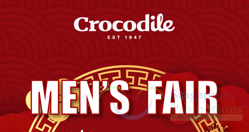 Featured image for Crocodile up to 70% off men's fair at VivoCity from 29 Jan - 4 Feb 2024
