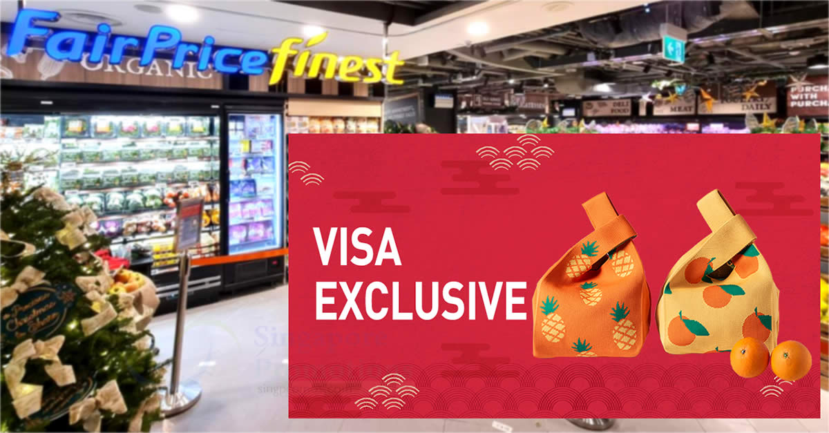 Featured image for Get a limited edition Knitted Bag when you shop in-store at FairPrice with Visa cards till 2 Feb 2024
