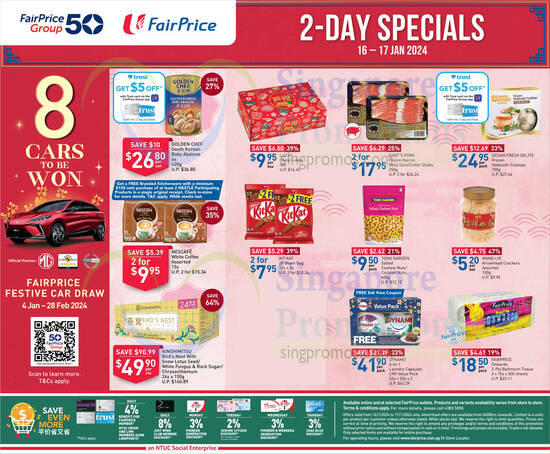 Fairprice 2Days specials singpromos.com 16 Jan 2024