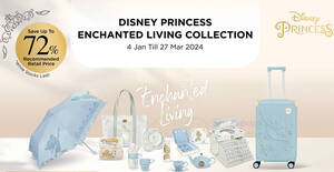 Featured image for Fairprice lets you redeem Disney Princess Enchanted Living Collection at up to 72% off till 27 Mar 2024