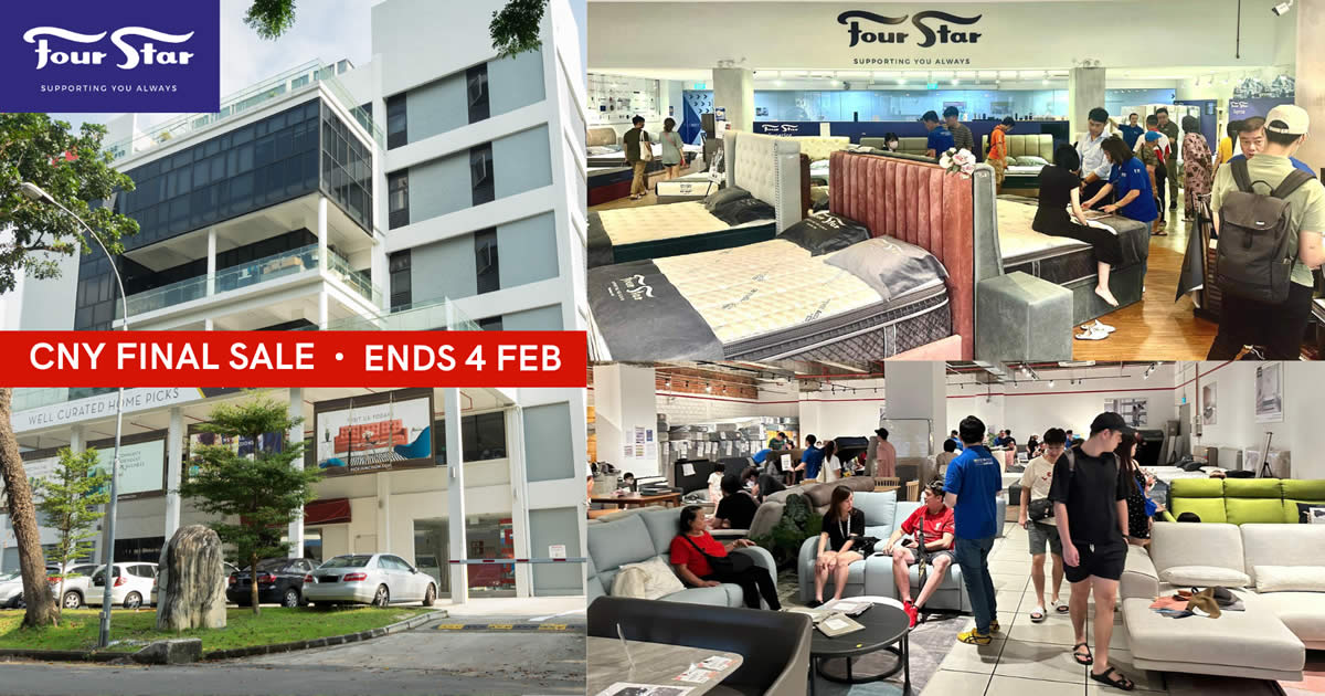 Featured image for Four Star CNY Prosperity Clearance Sale from 31 Jan - 4 Feb 2024