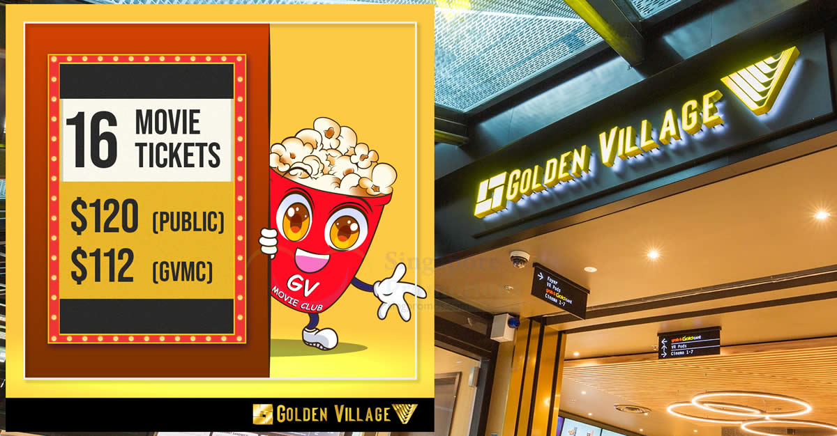 Featured image for Golden Village latest annual pass offers 16 movie tickets at 50% off (from 17 Jan 2024)