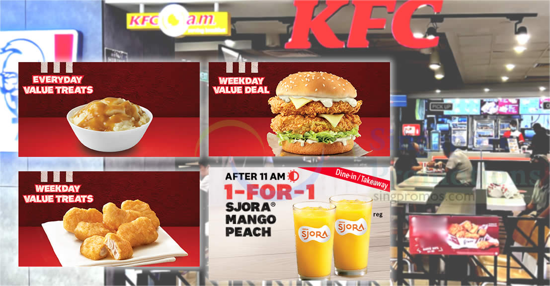 Featured image for KFC S'pore has Zinger Stacker, Crispy Tenders, Nuggets and more weekday deals till 29 Feb 2024