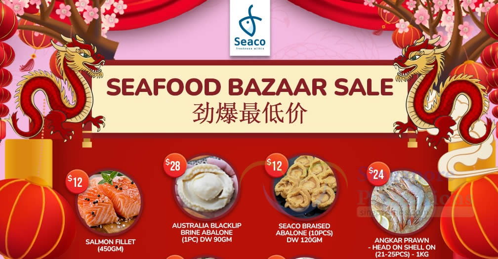Featured image for Seaco Seafood Bazaar Sale from 20 Jan - 8 Feb 2024