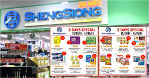 Featured image for (EXPIRED) Sheng Siong 2-Days in-store specials has Ribena, Milo, Farmland, Ginvera and more till 14 Jan 2024