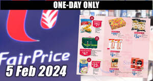 Featured image for Fairprice 1-Day special on 5 Feb has Golden Chef Abalone, Authentic Tea House, Nescafe, Prima Taste and more