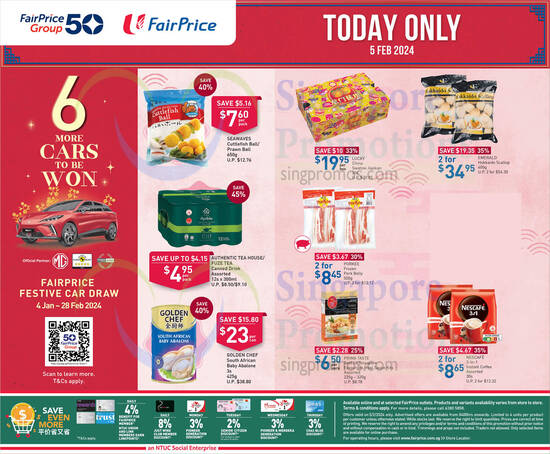 Fairprice 1Day special singpromos.com 5 Feb 2024