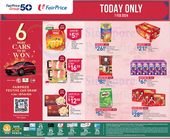 Fairprice 1Day special singpromos.com 7 Feb 2024