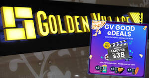 Featured image for Golden Village selling 4 all-day movie tickets package at $38 (U.P. $62) (from 26 Feb 2024)