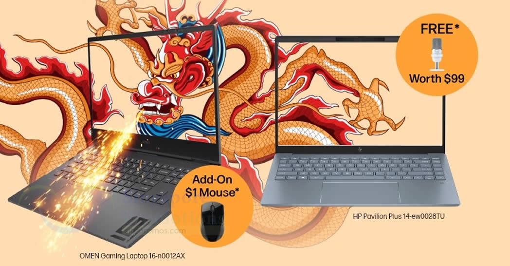 Featured image for HP S'pore online CNY sale offers up to $700 savings till 17 Feb 2024